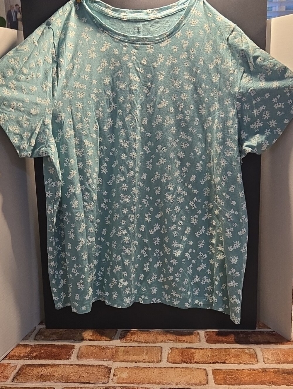 dip Light Blue Floral Short Sleeve Tee